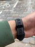 卓磊（zhuolei）復古真皮手表帶男適配天梭1853速馳T116海星速敢PRC200力洛克表鏈 黑色-黑色蝴蝶扣 22mm 曬單實(shí)拍圖