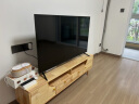 舒歌电视柜实木落地茶几组合 简约小户型客厅抽屉电视机组合柜 1.4米 原木色 电视柜 实拍图
