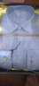 才子依佳格子襯衫男定制名字刺繡LOGO純棉免燙七夕情人節DIY高檔男士襯衣 藍色細格8110 38 曬單實(shí)拍圖