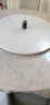 安俊 大圆形桌布防水防油免洗防烫pvc餐桌垫塑料台布透明软玻璃茶几垫 透明款(厚2.0mm) 130圆形 实拍图