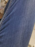 吉普（JEEP）冰丝牛仔裤男直筒夏季薄款宽松男裤商务休闲弹力长裤 2180薄款 蓝色 32码（腰围2尺4.5） 实拍图