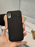 黑天虎 適用蘋果16背夾充電寶iphone7背夾電池16promax一體式無線手機(jī)殼超薄便攜迷你型移動(dòng)電源大容量 蘋果X軟邊 磨砂黑(支持音頻) 曬單實(shí)拍圖