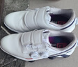 FootJoy 高爾夫球鞋F(xiàn)J男士Tour Alpha專業(yè)競技防滑防潑水有釘穩(wěn)定運動鞋 白/紅/海軍藍-55542[旋鈕款] 42 碼=美碼8碼 曬單實拍圖