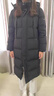 TKSY極寒400克充絨量加厚長(cháng)款羽絨服過(guò)膝男女新2025年抗寒寬松超厚冬 黑色女子 東北超厚/款 喜歡修身拍小碼 M (充絨量400g) 建議體重111-125 曬單實(shí)拍圖