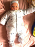 嘉貝艾爾嬰兒衣服秋冬裝厚款棉衣嬰兒連體衣男女寶寶衣服0-1歲哈衣爬服 動(dòng)物樂(lè)園 73cm(建議12-16斤) 曬單實(shí)拍圖