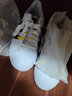 阿迪達斯 （adidas）官方艦店三葉草男女鞋貝殼頭板鞋 情侶運動(dòng)小白鞋學(xué)生百搭休閑鞋 經(jīng)典金標小白鞋 41 曬單實(shí)拍圖