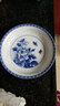 LICHEN 景德鎮(zhèn)陶瓷餐具青花玲瓏牡丹花釉下彩米通碗優(yōu)質(zhì)品白瓷 8英寸深菜盤 一個(gè) 曬單實(shí)拍圖