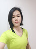 媞曼伽瑜伽服套裝女純綿防震胸墊跑步運(yùn)動專業(yè)普拉提訓(xùn)練健身衣 三件套 熒光綠短三件套 短袖 文胸 短褲 XL碼【105—115斤】 曬單實拍圖