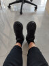 斯凯奇（Skechers）皮鞋男休闲商务皮鞋 时尚软底西装鞋 新款流行正装鞋  216000 21600-全黑色/BBK 42.5 实拍图