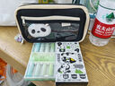 三年二班 熊貓筆袋小學(xué)生超大容量可裝100支筆女孩文具盒多功能高顏值帆布鉛筆盒初中生男孩學(xué)習用品套裝 【學(xué)習大滿(mǎn)貫】烏漆嘛黑全家福套裝+熊貓小綠筆 曬單實(shí)拍圖
