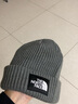 The North Face 北面針織帽男女通用款25秋冬款戶(hù)外運動(dòng)帽時(shí)尚保暖毛線(xiàn)帽子8CGZ DYX灰色 OS/帽圍48.2cm 曬單實(shí)拍圖