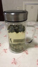 富光玻璃杯雙層辦公大容量帶把手水杯帶蓋有濾網(wǎng)玻璃茶杯子水杯 X1501-BSPT-570ml黑色 570ml 曬單實(shí)拍圖