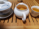 陶立方 德化羊脂玉白瓷公道杯德化陶瓷分茶器茶漏套裝大號勻茶杯 玉瓷富貴茶海 曬單實(shí)拍圖