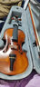 克莉絲蒂娜（Christina）小提琴實(shí)木手工兒童成人初學(xué)考級歐料演奏小提琴 V04新款啞光 4/4身高155cm以上 曬單實(shí)拍圖