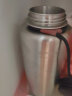 助家乐（HPMILY）单层304不锈钢运动水杯 水壶夏季天便携提带盖户外旅行防漏随手杯 304不锈钢1000ML配杯套 实拍图