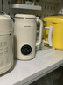 芊苡【英國】全自動破壁機小型1200ML家用豆?jié){機2-5人多功能無渣免過濾輔食料理機果汁機 【1200ML+10葉刀頭+預(yù)約定時】白色 曬單實拍圖