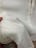 尚都比拉夏季韓版時(shí)尚通勤襯衫系帶花邊荷葉袖雪紡衫上衣女 白色 M 曬單實(shí)拍圖