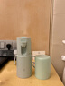 米家小米即熱式飲水機開(kāi)學(xué)必備宿舍便攜式燒水壺沖奶泡奶出差旅行電熱水壺臺式桌面家用直飲機綠色 曬單實(shí)拍圖
