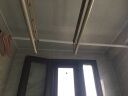 金蝉窗帘杆免打孔伸缩弹簧杆加厚铁艺客厅阳台浴室晾衣杆 免打孔弹簧伸缩杆 杆子使用范围（1.6-2.1米） 实拍图
