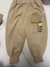 G.DUCKKIDS童裝男童套裝春秋新款一歲寶寶衣服小童秋裝卡通男孩衛(wèi)衣兩件套 卡其春【春秋款】 110 (建議身高100-110cm 4-5歲) 曬單實(shí)拍圖