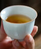 垚典 影青小號茶杯 陶瓷功夫茶具品茗杯 德化白瓷小茶盞主人杯單杯青白瓷喝茶杯子 白瓷影青-紫口四季杯65ml 曬單實(shí)拍圖
