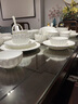 藝汐 輕奢簡(jiǎn)約高檔餐具整套 景德鎮(zhèn)骨瓷碗碟套裝家用釉下彩碗筷盤(pán)送禮 高溫釉下彩丨皮箱包裝丨 80件套 曬單實(shí)拍圖