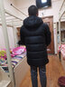 黑冰天樞加厚中長款防水羽絨服灰鵝絨男戶外羽絨衣鵝絨連帽大衣F8516 黑色 S 曬單實拍圖