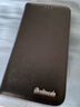 多蘭德（DULINEDO） 蘋果iphone12真皮手機(jī)殼12ProMax保護(hù)套翻蓋插卡mini防摔 蘋果12（6.1英寸）真皮 黑色 曬單實(shí)拍圖