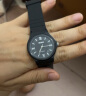 时刻美（skmei）男女超薄考试学生手表小学初中高中生手表儿童石英表1422黑色 实拍图