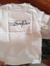 BINYUXD【2件裝】純棉短袖t恤男士夏季青年寬松體恤男裝上衣服打底衫半袖 1：SP白+森比白 S 80-100斤 曬單實(shí)拍圖