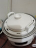 鑫金霸（jb） 小電燉鍋1-2人迷你多功能煲湯煮粥鍋家用隔水電燉盅陶瓷熬粥寶寶輔食水果酸奶GK61 雪山白 曬單實(shí)拍圖