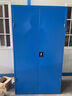 初詩(shī)瑞五金重型工具柜鐵皮柜帶掛板零件柜工廠(chǎng)車(chē)間置物柜   藍色四板帶網(wǎng) 普通款無(wú)套餐 曬單實(shí)拍圖
