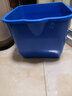 佛山市施達清潔設備有限公司25L大容量清潔水桶 加厚耐用塑料提水桶 帶提手收納儲物桶清潔桶 藍色 15L 曬單實(shí)拍圖