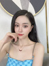 晟迅朱砂項鏈女款朱砂吊墜女款2025新款小眾鎖骨鏈女珠顯白掛件送禮物 【s925銀鎖骨鏈】三珠紫金砂款 曬單實(shí)拍圖