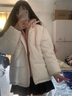 恩若凡冬天衣服女外套學(xué)生羽絨服假兩件加厚連帽冬季1大童13少15初中 黑色 XL 建議115125斤 曬單實(shí)拍圖