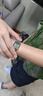 丹尼爾惠靈頓（DanielWellington）dw手表女 復古小方表石英女士手表歐美腕表 生日禮物送女友 方塊小綠表-黑色皮帶-DW00100446 曬單實(shí)拍圖