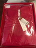 金三塔100%蠶絲秋衣秋褲內衣套裝8NYM0202 大紅1700 2XL 曬單實(shí)拍圖