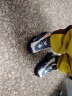 巴布豆（BOBDOG）巴布豆男童运动鞋2023秋季新款旋转纽扣儿童篮球鞋防滑中大童鞋子 3061-白蓝 28(内长17.9cm/脚长17.5cm) 实拍图