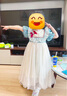 奧蒙威女童禮服公主裙夏裝白雪公主洋氣短袖兒童蓬蓬紗連衣裙ER-ZX-2260 白雪公主 120 曬單實(shí)拍圖