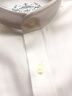 yhv立領(lǐng)短袖襯衫男士修身商務(wù)休閑牛津紡中國風(fēng)職業(yè)面試工裝襯衣夏季 1688016白色牛津紡立領(lǐng)短袖 L (40) 曬單實(shí)拍圖