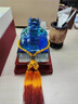 錦呈祥琉璃工藝品玉璽印章擺件譽(yù)滿四海商務(wù)定制典紀(jì)念 小號(hào)琥珀色琉璃譽(yù)滿四海玉璽印章 曬單實(shí)拍圖