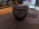 指間陶藝 名家吳建立宜興紫砂功夫茶杯 描金刻繪佛手主人杯 品茗杯純全手工大號單杯子小茶盞泡茶碗小口杯 描金佛手杯  吳建立作品 曬單實(shí)拍圖