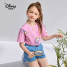 迪士尼（DISNEY）童装儿童女童短袖T恤棉质透气圆领中大童上衣24夏DB321BE26粉110 实拍图