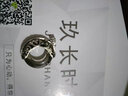 玖長時珠寶【生肖守護(hù)】十二生肖925銀項(xiàng)鏈男款潮平安扣個性簡約黑曜石霸氣男士吊墜送男友本命年禮物 丑牛 配55cm蠟繩 曬單實(shí)拍圖