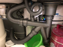 【家奕凱】廚房水槽下水器洗菜盆下水管配件管單槽雙槽排水通用套裝 套裝：雙槽帶溢水孔下水管+下水器【57mm螺口】 曬單實(shí)拍圖