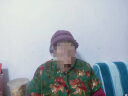 浩冠 秋冬天中老年帽子女冬季兔毛针织毛线帽奶奶老人帽中年妈妈帽围巾 粉紫色 单帽 实拍图