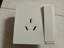 飛雕開(kāi)關(guān)插座面板86型暗裝電源墻壁插座雙控五孔家用全屋面板帶開(kāi)關(guān)5 1開(kāi)16A單【三孔空調插座帶開(kāi)關(guān)】 曬單實(shí)拍圖