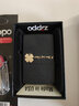ZIPPO芝寶打火機 zp236黑裂漆防風(fēng)男士火機 之寶老式煤油火機 幸運四葉草【油+火石+提袋】 曬單實(shí)拍圖