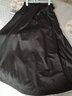 半身裙長款垂感傘裙a字大擺裙【口袋】半身裙女春夏a字傘裙裝高腰大擺子 黑色【85CM】 2XL建議140-169斤 曬單實拍圖