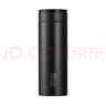 格律（GELU）316不銹鋼保溫杯可拆卸濾網(wǎng)男女士學(xué)生車載商務(wù)簡約精致時尚水杯 紳士黑- 420ml 曬單實拍圖